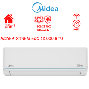 ΚΛΙΜΑΤΙΣΤΙΚΟ MIDEA XTREM ECO AG2Eco-12NXD0-I / AG2Eco-12N8D0-O (12.000 BTU) WiFi R32